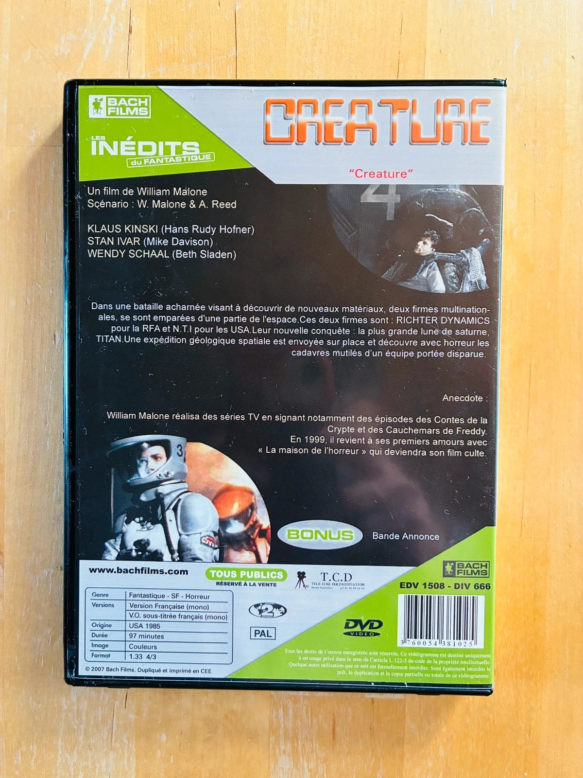 DVD Criatura Klaus Kinski. – photo 3